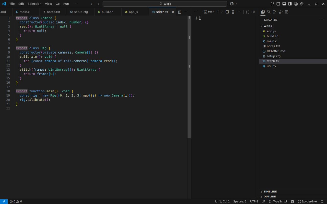 Spyder-like layout in VS Code